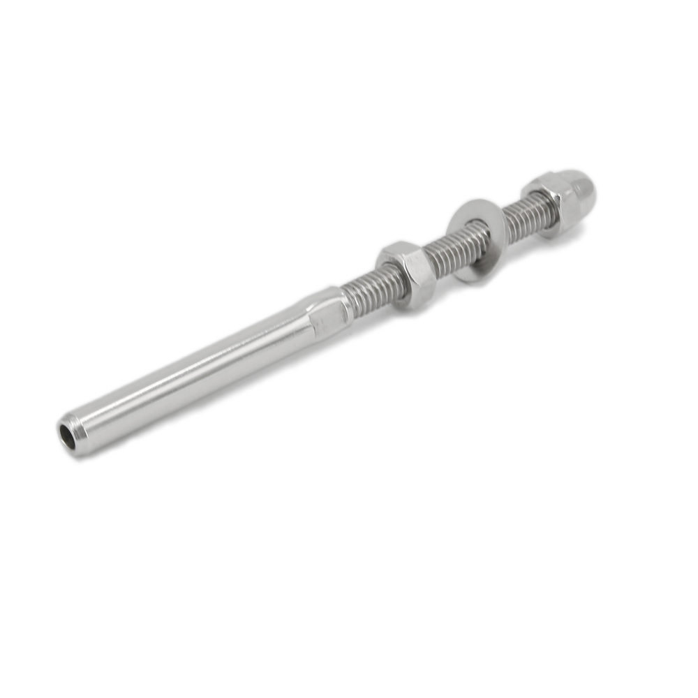 Stainless Steel 316 Grade Adjustable Cable Tensioner for 3/16" & 1/8" Cable on 15/8" or 11/2