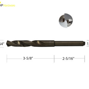 (DRILL-B-12.5)Top Hardware Jobber Drill Bits 1/2 inch (12.5 mm)