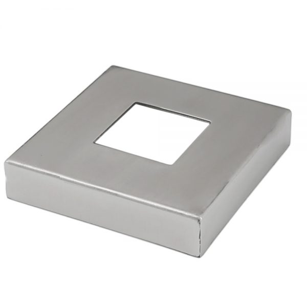 ⋆ Top Hardware Square Flange Cover 31/2'',11/2" Square. 3/4" height