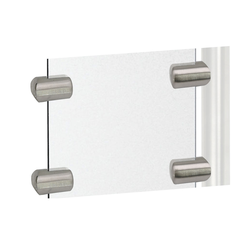 ⋆ Top Hardware Slot Mount Glass Clamp for 1/4"5/16'' glass thickness.