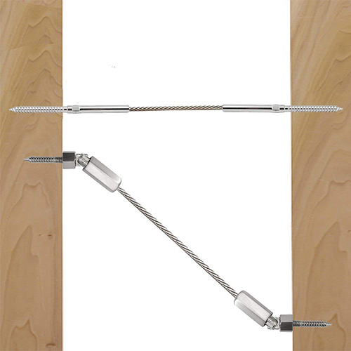 ⋆ Top Hardware Adjustable Cable Tensioner Wood,for cable railing 0°180°