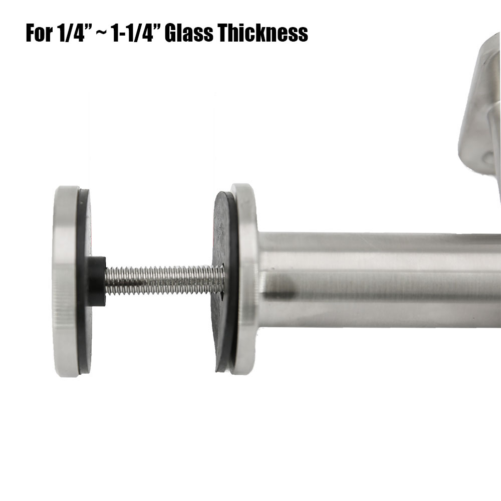 ⋆ Top Hardware Glass Mount Handrail Bracket SS316,Square HandRailing