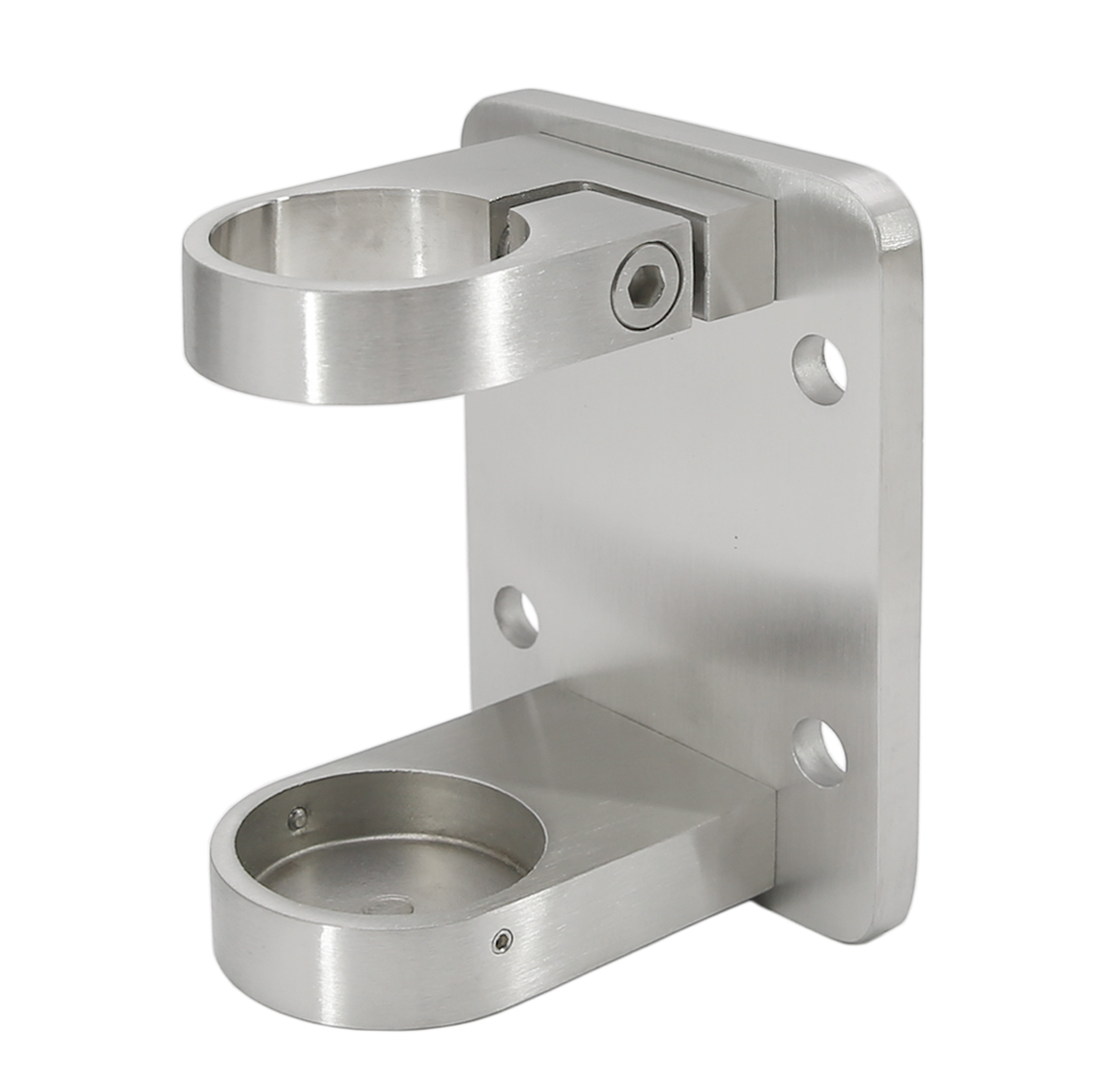 Vertical handrail mounting brackets