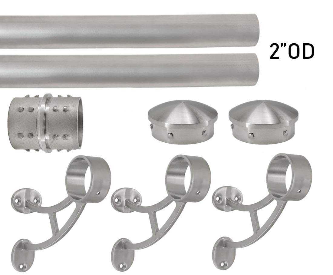 ⋆ Top Hardware Combination Foot Rail Bracket for Foot Rail Tubing