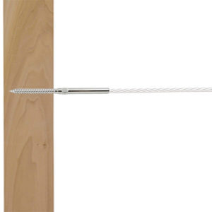 Stainless Steel 316 Grade Wood Cable Railing Tensioner End Fitting for 1/8" Cable