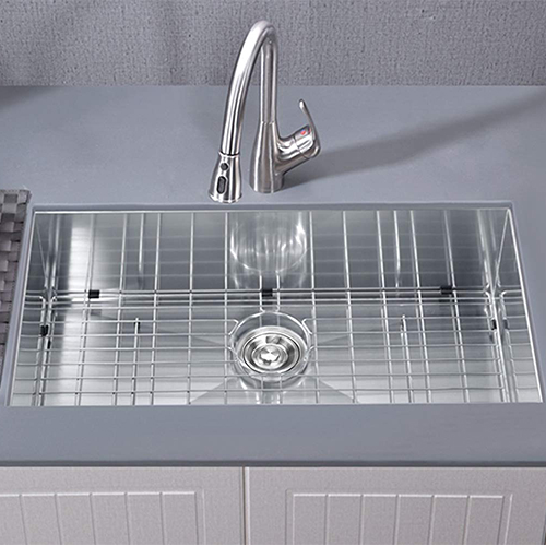 ⋆ Calacatta Undermount Sink, sound dampening pads