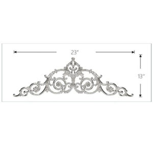 (C-2041) Flowers Silver