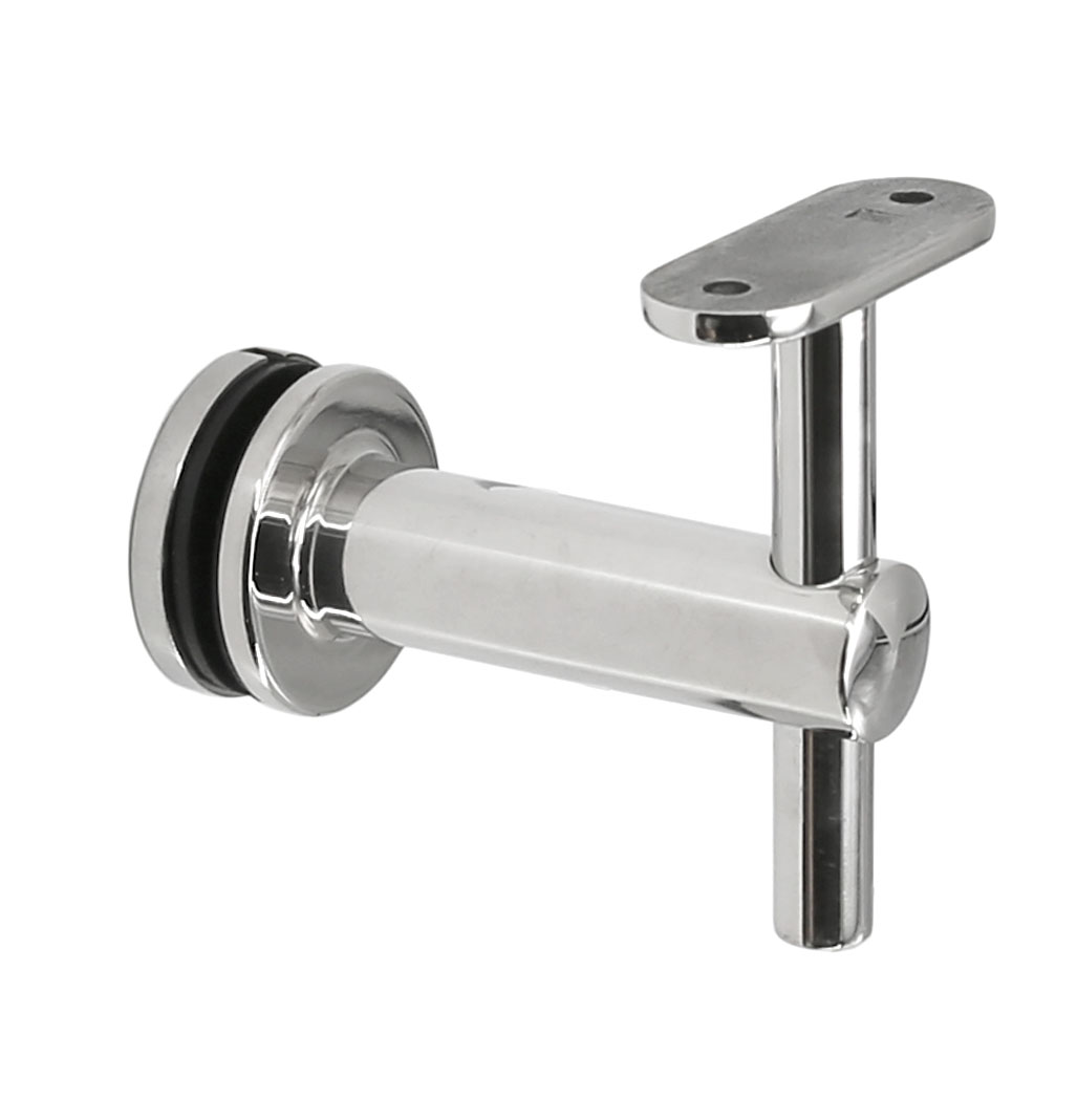 Stainless Steel 316 Grade Glass Mount Handrail Bracket for Rectangle