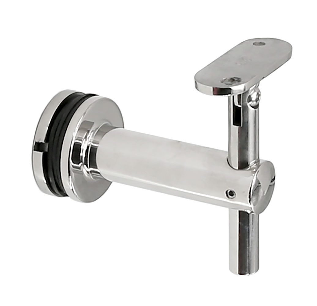 QYSM 1pc Stainless Steel Wall Ban Bracket Mounted Stair Handrail Fees Free