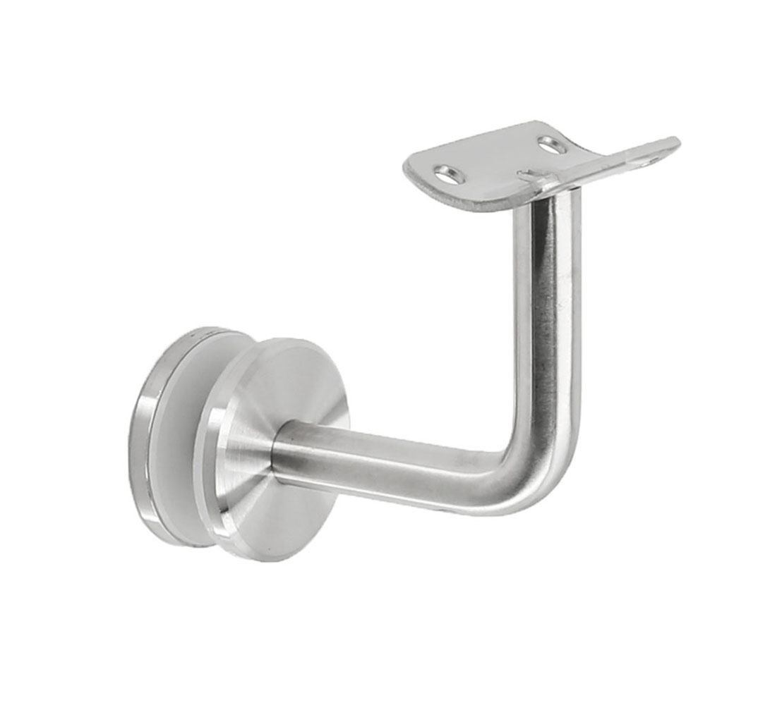 Vertical handrail mounting brackets