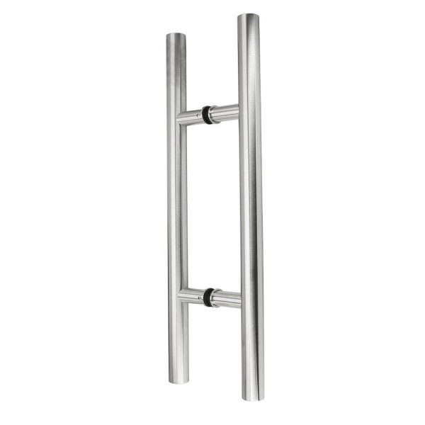 Stainless Steel 304 Grade 24 Inch Ladder Style Back To Back Glass