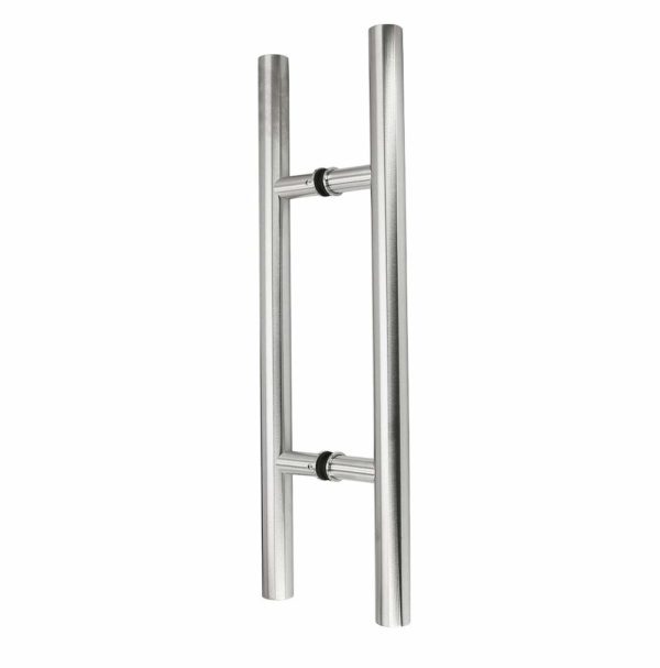Stainless Steel 304 Grade 36 Inch Ladder Style Back To Back Glass
