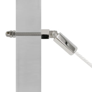 (ATC3M) Stainless Steel 316 Grade Metal Staircase Adjustable Cable Tensioner for 1/8″ Cable, Mirror Finish