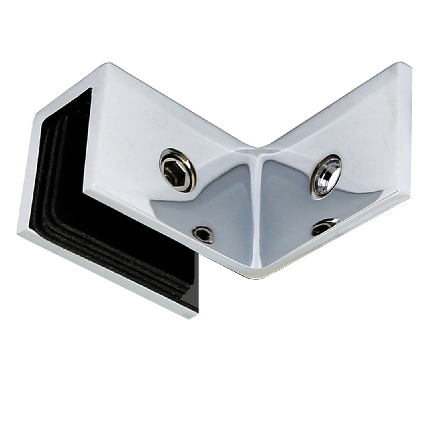 “Sleeve Over” Glass Clamp Top Hardware