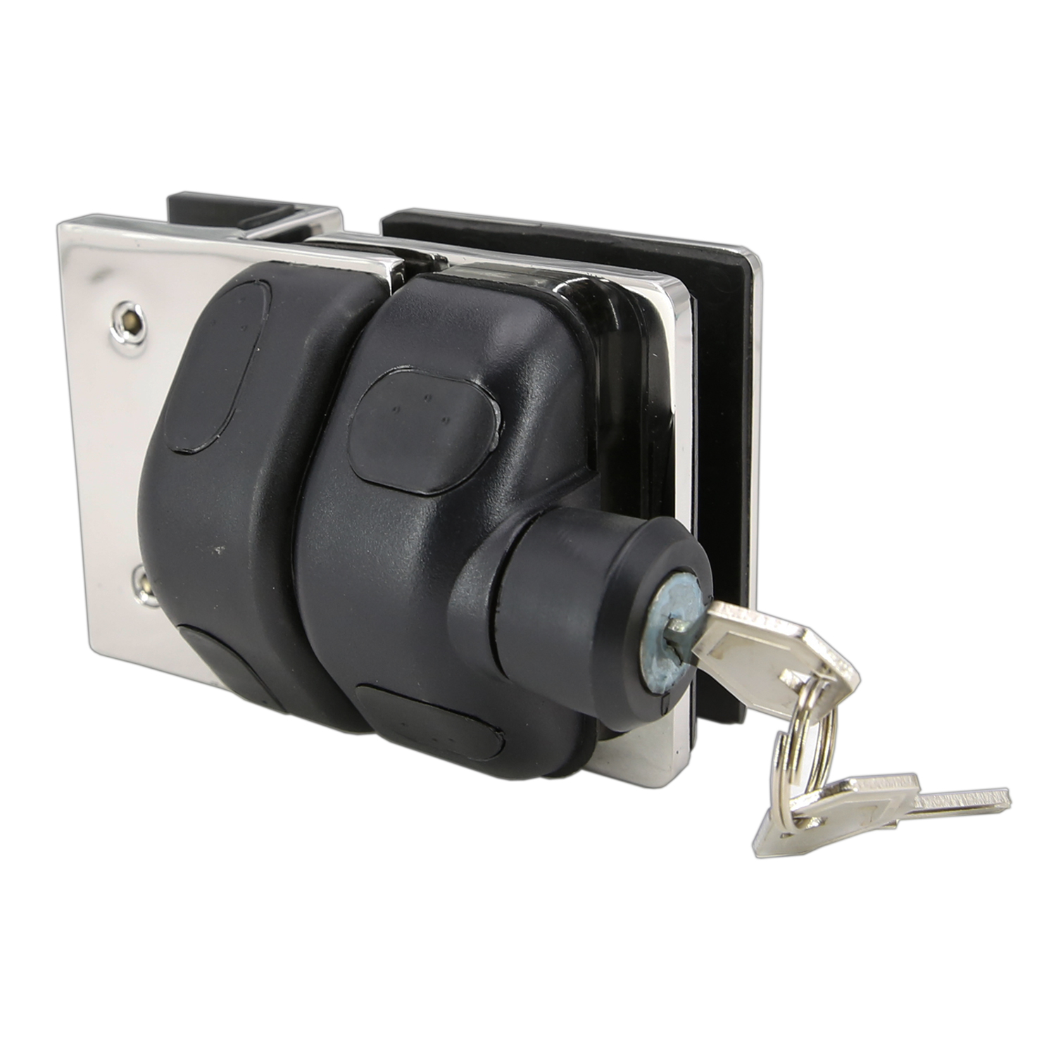 Swimming Pool Glass Door LockWith Key GDL75PB_ For 5/16”(8mm)11/16 (14mm) Glass Thickness