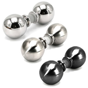 (KAS210) Solid Stainless Steel Back-to-Back Glass Shower Door Handle Pull Knob