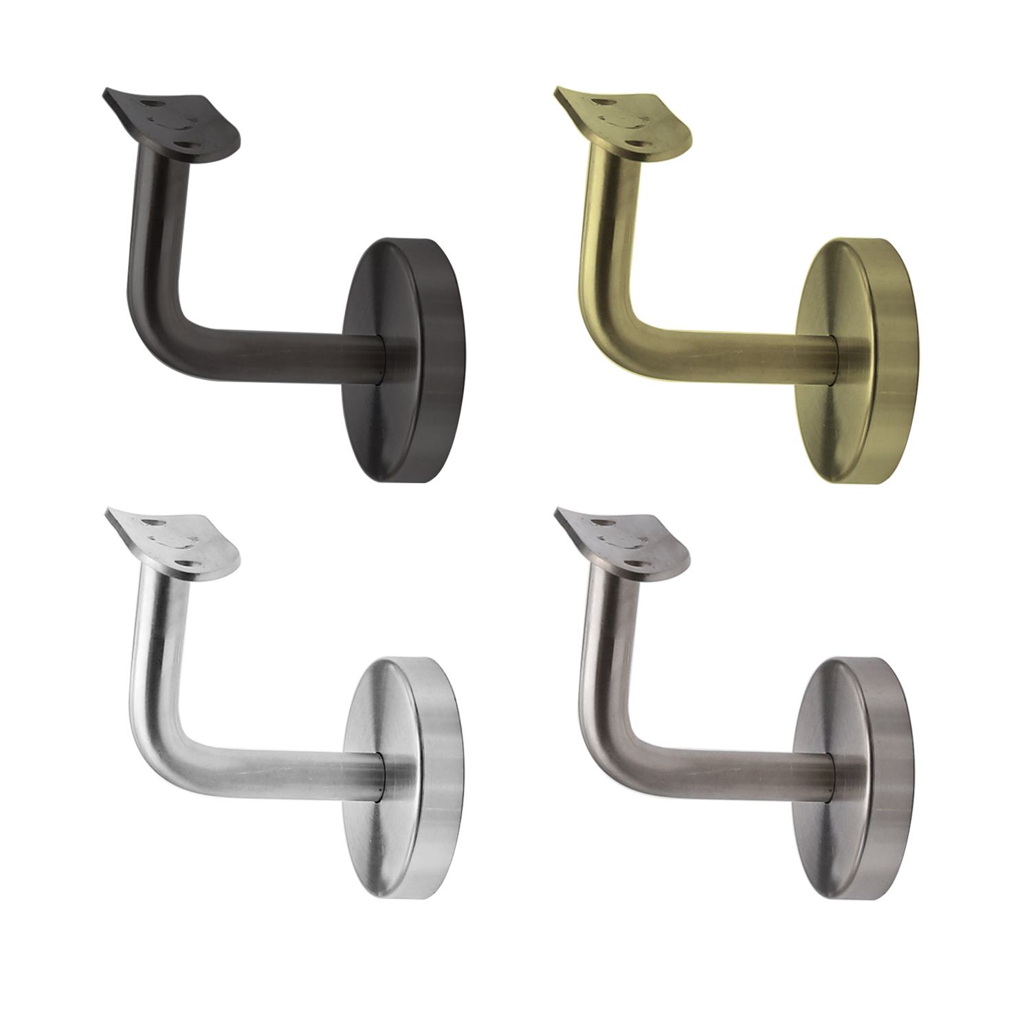 Stainless Steel Handrail Bracket ( WBC838R_ ) 2 Pieces Pre Order Top Hardware