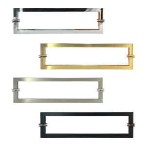 (TB1818SQ_) Stainless Steel 18-inch Shower Glass Door Square Shape Pull Handle