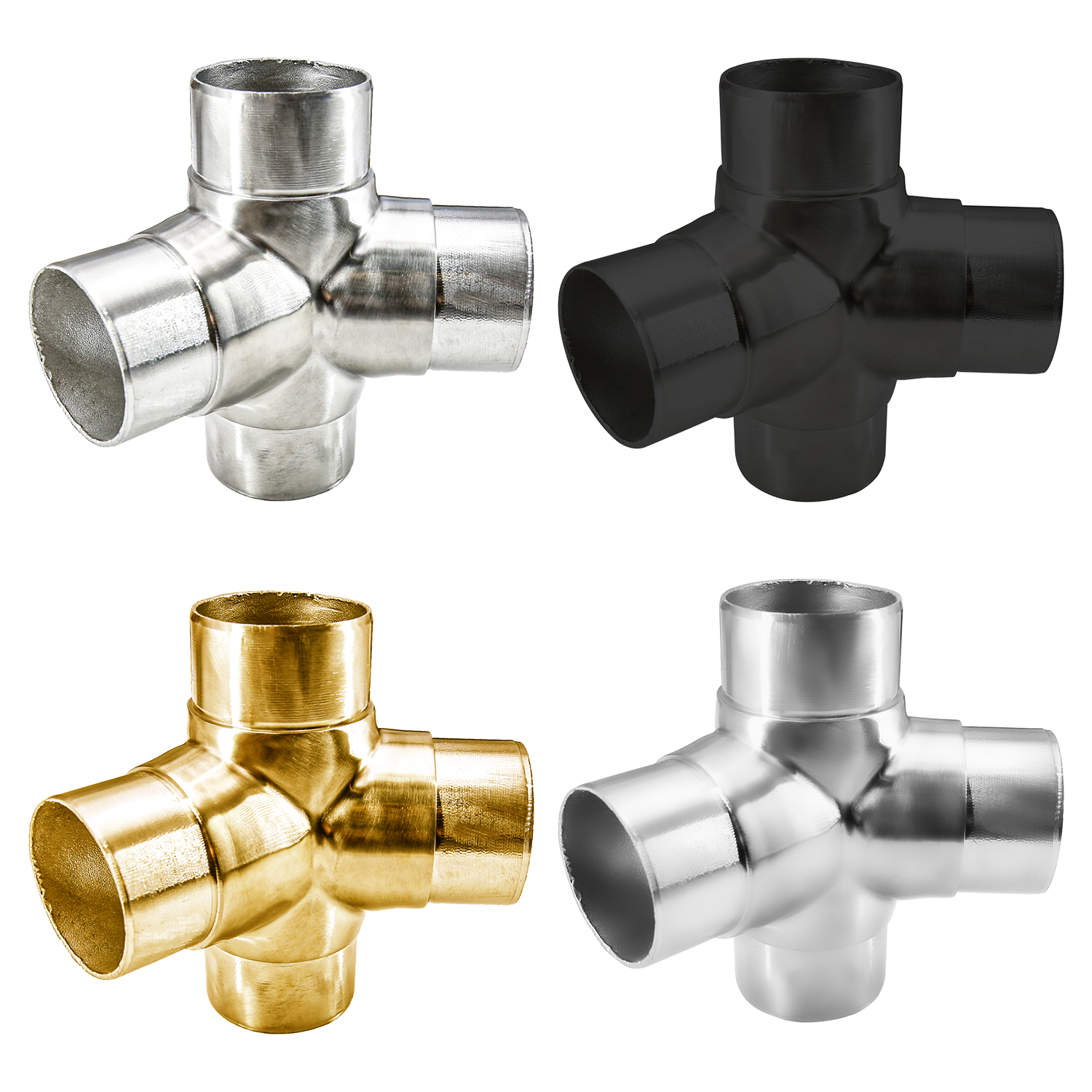 (FC-R38/50-4WS_) Stainless Steel Flush Connector 135 Degree (STAR)