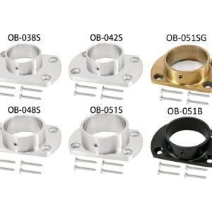 (OB-038S/042S/048S/051S/051B/051SG) Stainless Steel 316 Grade Oblong Base Flange
