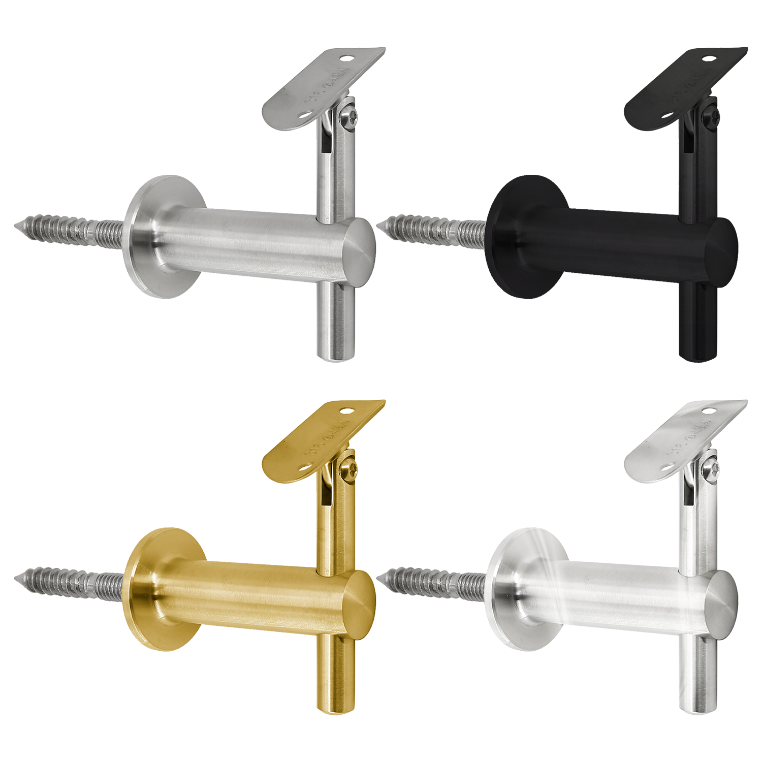 (WB-E242R_) Stainless Steel Wall Mount Adjustable Handrail Bracket For ...