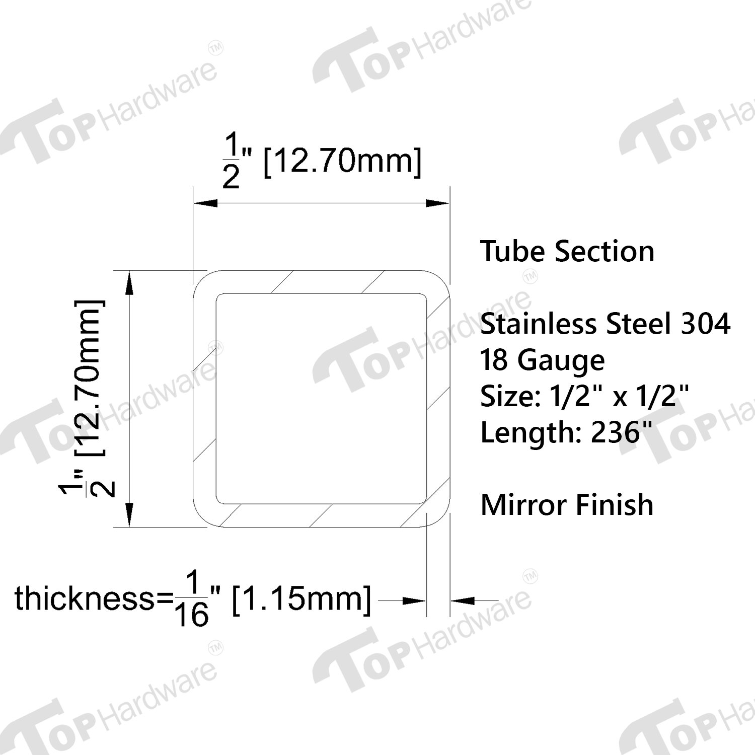 Hot Roll Square Tube 2 X 2 X 1 4 Des Moines Steel 52 OFF