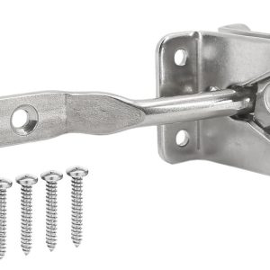 (LL-C3024) Self Locking Metal Gate Latch with Automatic Self Latching Function - Perfect for Metal Wood and PVC Gates with Screws