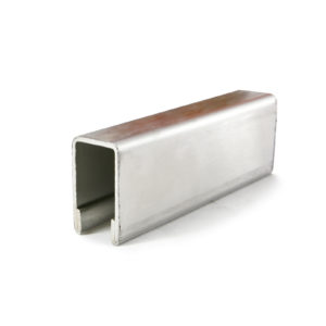 Stainless Steel 304 Grade Satin Brushed U-Channel Cap Rail for 1/2" or 5/8" Glass Thickness (GRUCT510-S)
