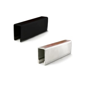 Stainless Steel 304 Grade U-Channel Cap Rail for 1/2" or 5/8" Glass Thickness (GRUCT510-)