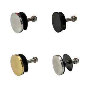 Stainless Steel Serenity Series Crescent 90 Degree Accessory Kit for Sliding Shower Door (CRET90_)