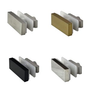 Stainless Steel Serenity Series Track Holder for Sliding Door 90 Degree Accessory Kit (SERT90_)