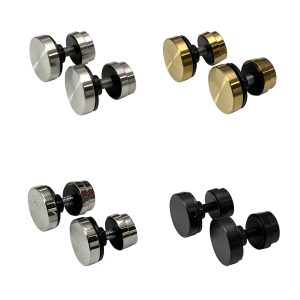Stainless Steel Serenity Series Sliding Shower Door Track Holder Fittings for Fixed Panel (SERTFP2_)